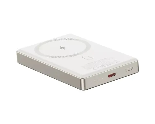 Батарея універсальна Canyon 10000mAh OnPower 510 slim Magsafe PD/20W Beige (CNS-CPB510BE)