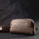 Сумка Vintage Жіноча на два відділення з натуральної шкіри Бежева (22356)