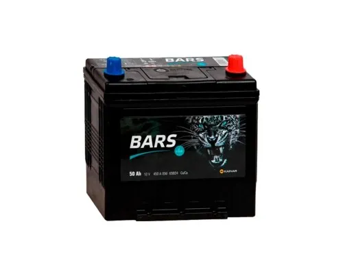 Акумулятор автомобільний Bars 50Ah ASIA Ев (-/+) (450EN)