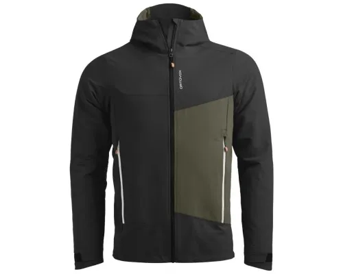 Куртка Ortovox Seceda Softshell Jacket Mns black raven - M - чорний (025.001.1193)