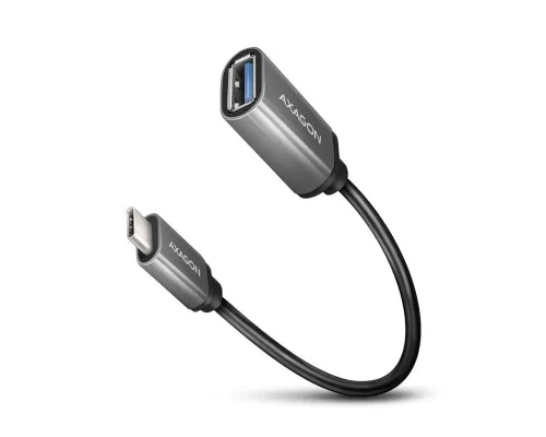 Перехідник OTG USB 3.0 AF to USB-C 0.2m gray AXAGON (RUCM-AFAC)