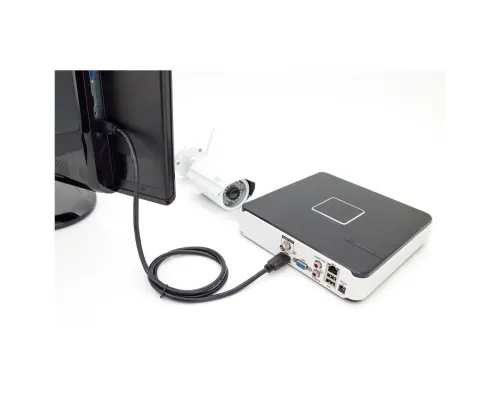 Кабель мультимедійний HDMI M to HDMI M 5.0m 4K60Hz Ethernet black Digitus (DK-330123-050-S)