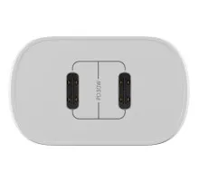 Зарядний пристрій Globex 2xUSB-C 30W FastPower white (30WCC)
