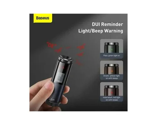 Алкотестер Baseus Digital Alcohol Tester Black (CRCX-01)