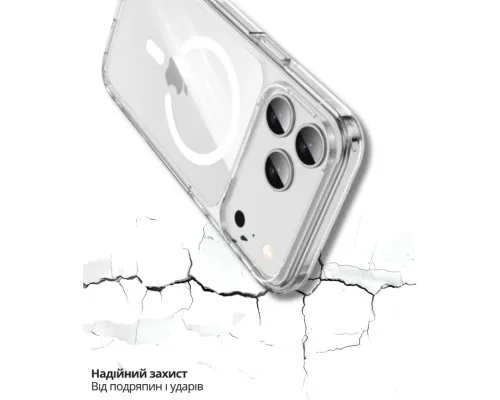 Чохол до мобільного телефона BeCover FIBRA Crystal MagSafe Apple iPhone 17 Pro (715369)