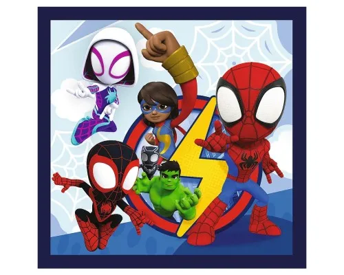 Пазл Trefl Marvel Команда Спайді та динозаври 3 в 1 (5900511348927)