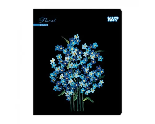 Зошит Yes Floral bloom А5 48 аркушів клітинка (768594)