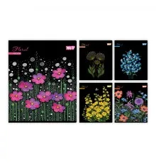 Зошит Yes Floral bloom А5 48 аркушів клітинка (768594)