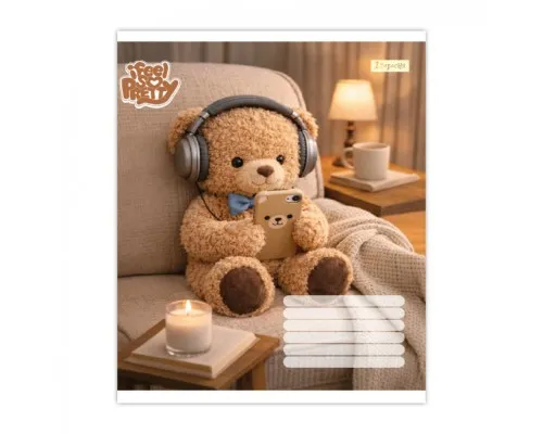 Зошит 1 вересня Bear stories А5 24 аркушів клітинка (768974)