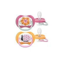Пустушка Philips AVENT Ultra Air I love… для дівчат, 6-18 міс (SCF080/04)