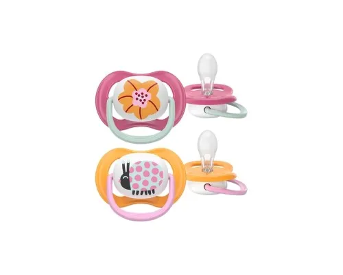 Пустушка Philips AVENT Ultra Air I love… для дівчат, 6-18 міс (SCF080/04)