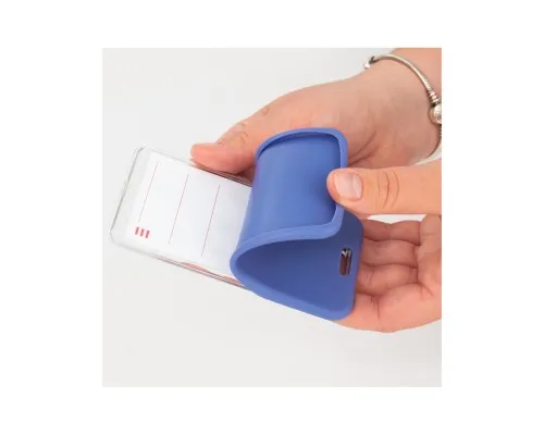 Бейдж Axent чохол SoftTouch матовий, 54х85мм ,димчасто синій (4550V-02-A)
