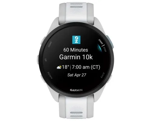Смарт-годинник Garmin Forerunner 165, GPS, Mist Grey/Whitestone, GPS (010-02863-21)