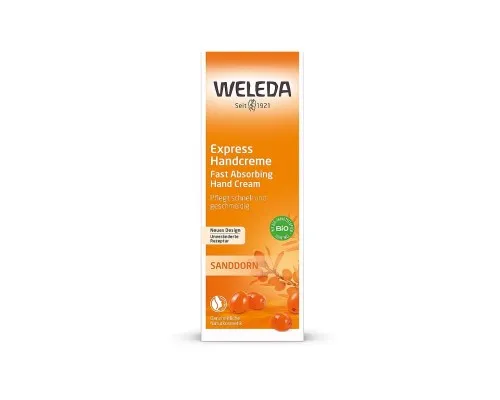 Крем для рук Weleda Sea Buckthorn Експрес-догляд 50 мл (4001638523028)