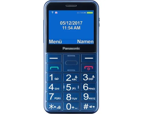 Мобільний телефон Panasonic KX-TU155 Blue (KX-TU155EXCN)