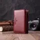 Гаманець ST Leather Шкіряний Бордовий (22489)