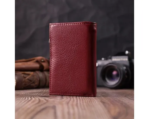 Гаманець ST Leather Шкіряний Бордовий (22489)