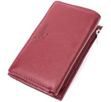 Гаманець ST Leather Шкіряний Бордовий (22489)