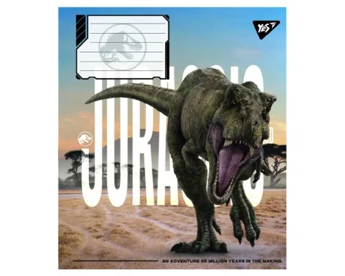 Зошит Yes JURASSIC WORLD ALIVE А5 24 аркушів лінія (767683)