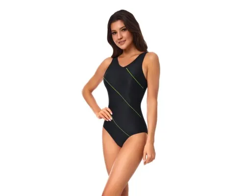 Купальник Aqua Speed Sophie 441-01 чорний, зелений 50 (5908217624680)