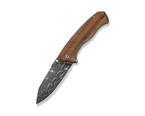 Ніж Civivi Placoid, Wood, Damascus (C23079-DS1)