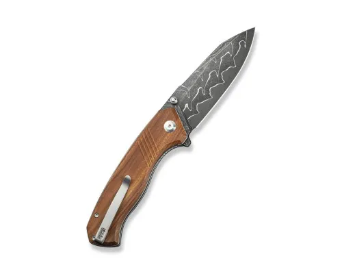 Ніж Civivi Placoid, Wood, Damascus (C23079-DS1)