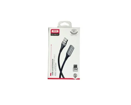 Дата кабель USB 2.0 AM/AM 3.0m black XO (NB-219-USB-3m)