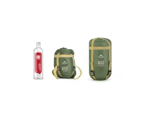 Спальний мішок Naturehike LW180 Mini NH21MSD04, правий, XL, темно-зелений (6975641884378)