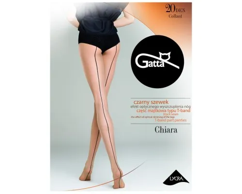 Колготи Gatta Chiara 20 Den Nero - 4 (5900042056322)