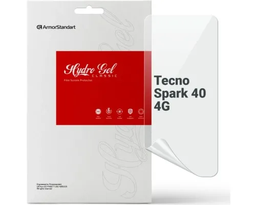 Плівка захисна Armorstandart hydrogel Tecno Spark 40 4G (ARM87305)