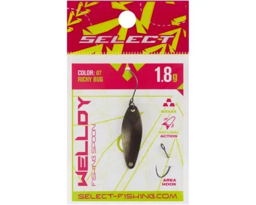 Блешня Select Welldy 1.8g 31mm 07 Richy Bug (1870.80.85)