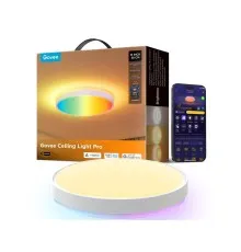 Світильник Govee 38cm Smart Ceiling Light Pro, RGBICWW, WI-FI/Bluetooth, білий (H60A6C01)
