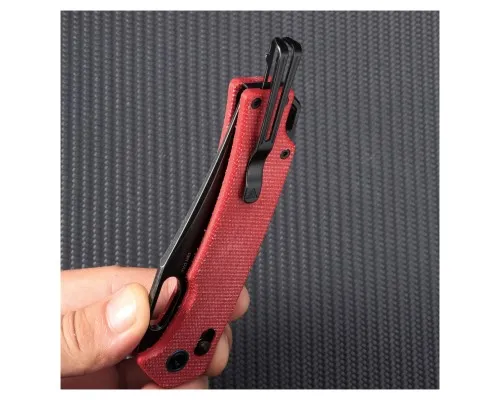 Ніж SRM Retriever 9203-AK, Red Micarta, Black Stonewash (9203-MR2)