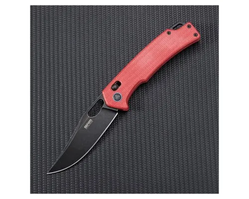 Ніж SRM Retriever 9203-AK, Red Micarta, Black Stonewash (9203-MR2)