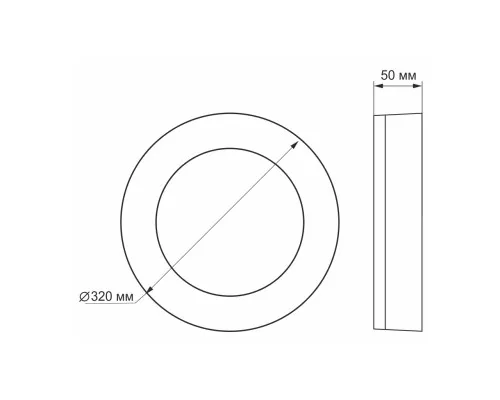 Світильник Videx LED ART IP65 VIDEX 30W 5000K (VL-BHFR-305)