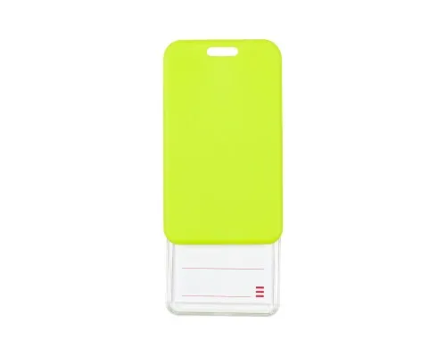 Бейдж Axent чохол SoftTouch матовий, 54х85мм ,салатовий (4550V-09-A)