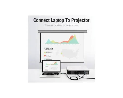 Кабель мультимедійний HDMI M to HDMI M 5.0m V2.0 4K60Hz VENTION (AACBJ)