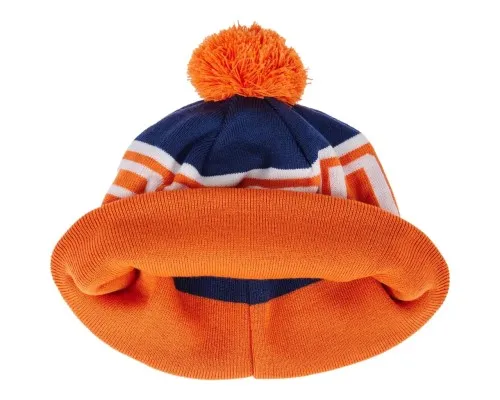 Шапка Brain з помпоном 56 Blue/orange (1858.82.58)