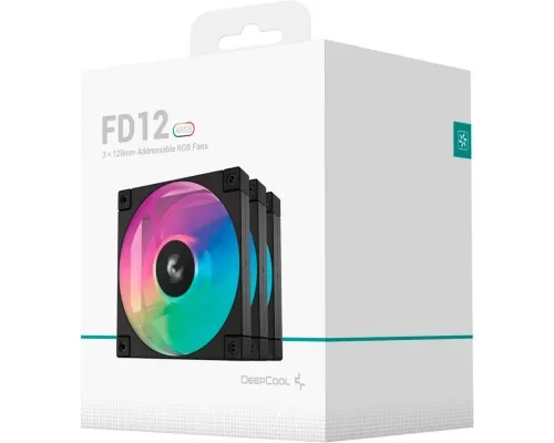 Кулер до корпусу Deepcool FD12 ARGB-3 IN 1 (R-FD12-BKAPN3-G)