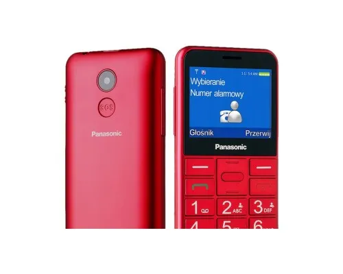 Мобільний телефон Panasonic KX-TU155 Red (KX-TU155EXRN)