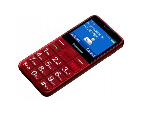 Мобільний телефон Panasonic KX-TU155 Red (KX-TU155EXRN)