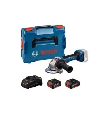 Шліфувальна машина Bosch GWS 18V-11 125мм, 18В, 2x5Ah, 0-9000об/хв, 1.7кг, кейс (0.601.9N4.103)