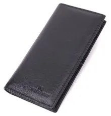 Гаманець ST Leather З натуральної шкіри Чорний (22540)