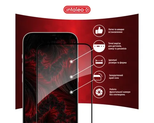 Скло захисне Intaleo Full Glue RealMe C55 Black (1283126579745)