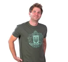 Футболка Sol's Imperial 190 Герб України хакі S (11500269/137S)