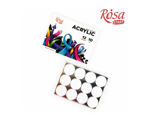 Акрилові фарби Rosa START Graffiti 12 x10мл (4823098531074)