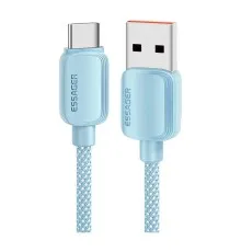Дата кабель USB 2.0 AM to USB-C 1.0m 100W blue Essager (EXC7A-WL03-P)