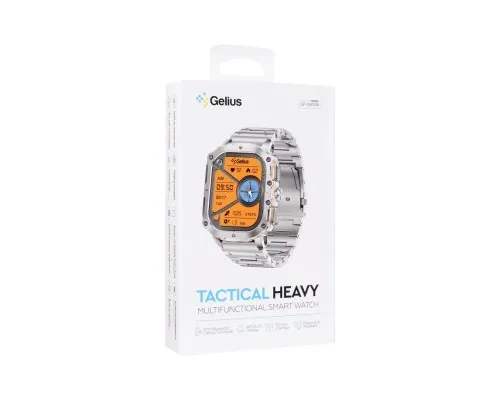 Смарт-годинник Gelius Tactical Heavy (GP-SW016) Silver Titan (2099901019103)
