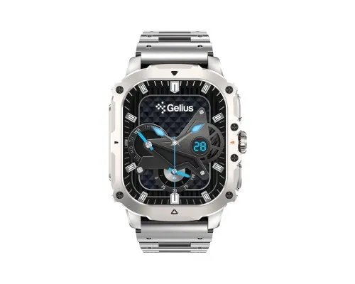 Смарт-годинник Gelius Tactical Heavy (GP-SW016) Silver Titan (2099901019103)
