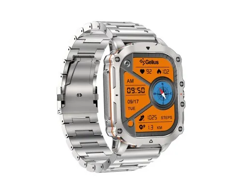 Смарт-годинник Gelius Tactical Heavy (GP-SW016) Silver Titan (2099901019103)